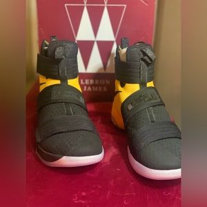 SUPER RARE🔥 LeBron Soldier 10 SFG University Gold